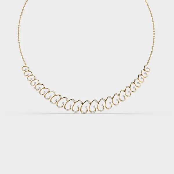 Royal Veil Diamond Necklace