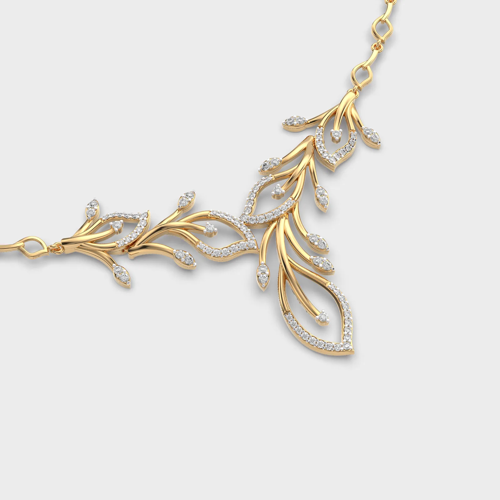 Royally Yours Padmini Diamond Necklace – alternate view