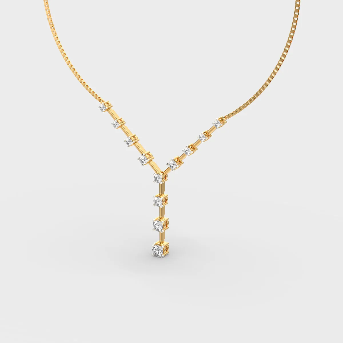 Stellar Diva Diamond Necklace – alternate view