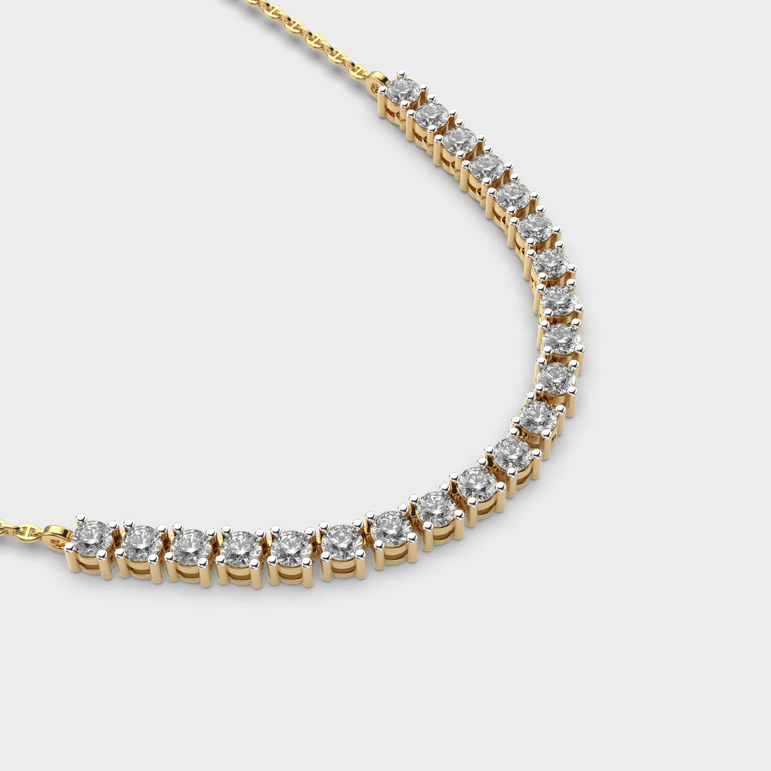 Suble Poise Diamond Necklace – alternate view