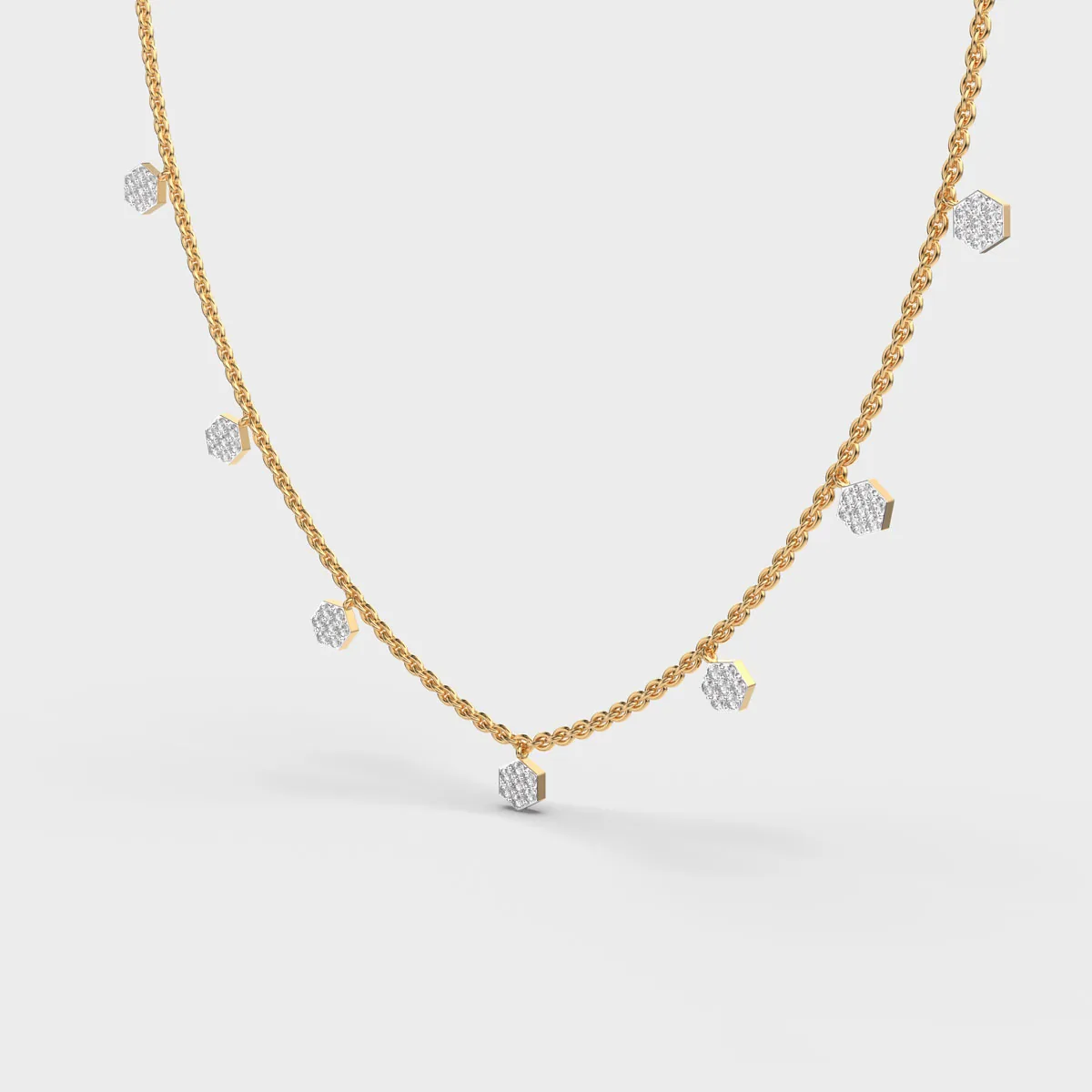 Tears Of The Moon Diamond Necklace – alternate view
