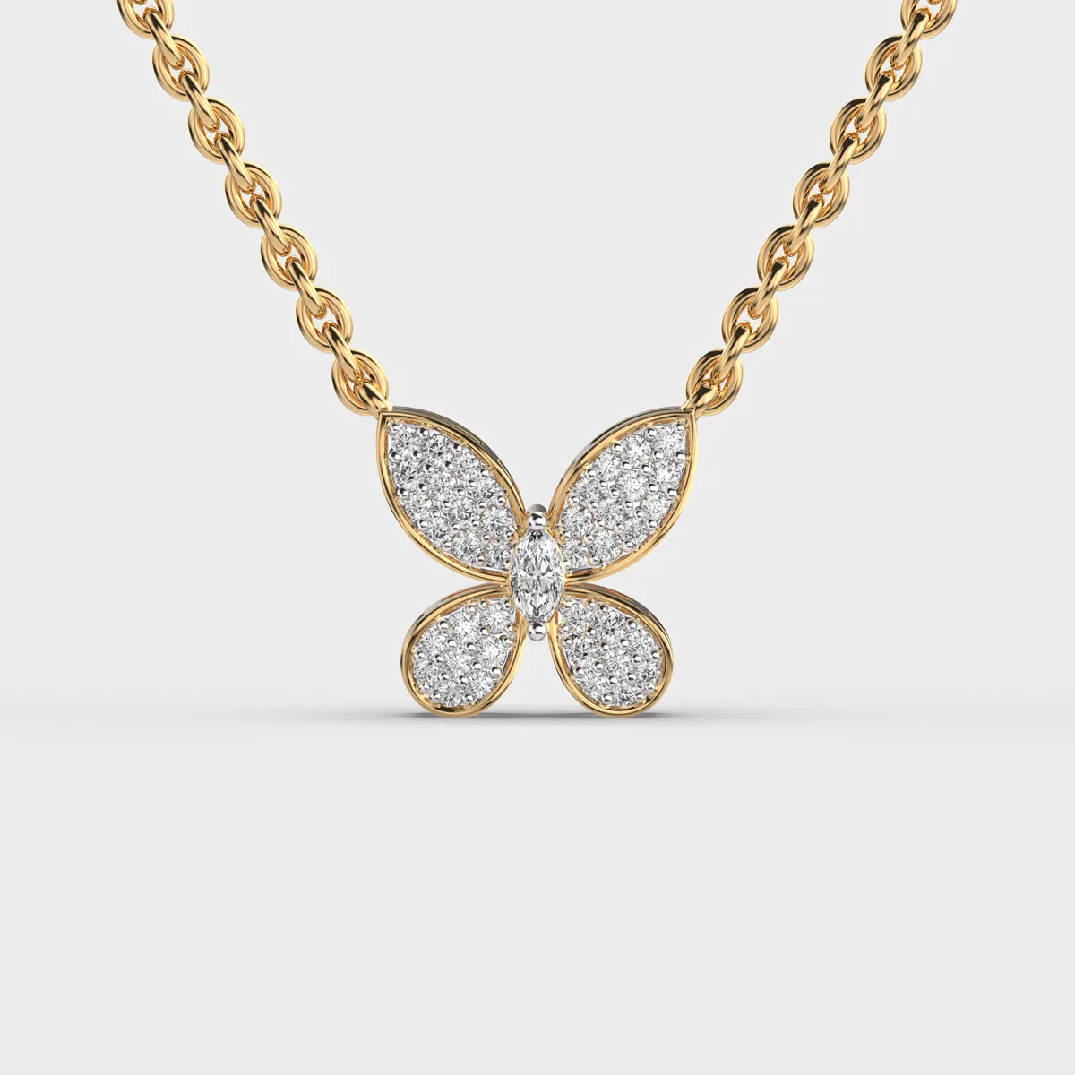 Wings Of Wonder Diamond Necklace