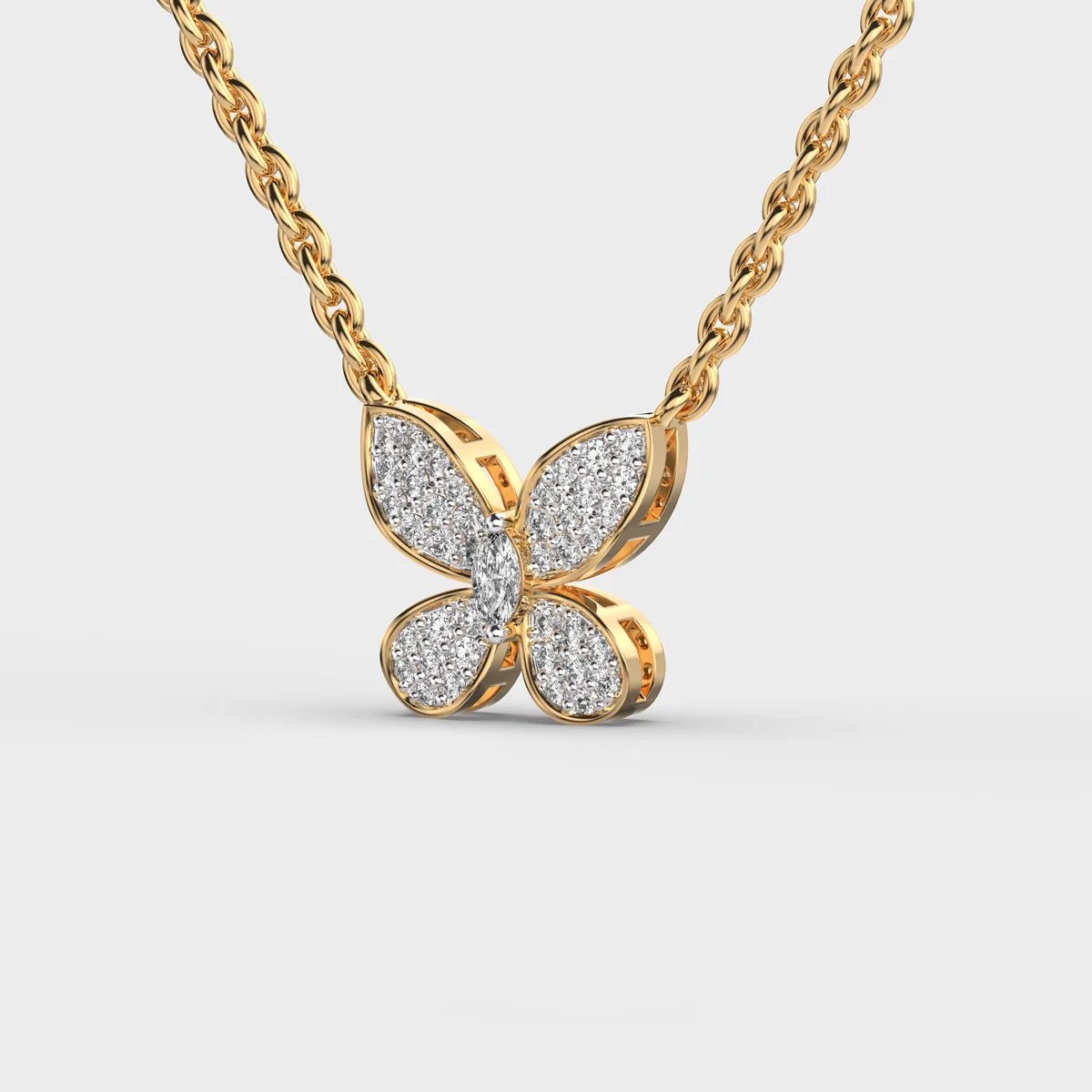 Wings Of Wonder Diamond Necklace – alternate view