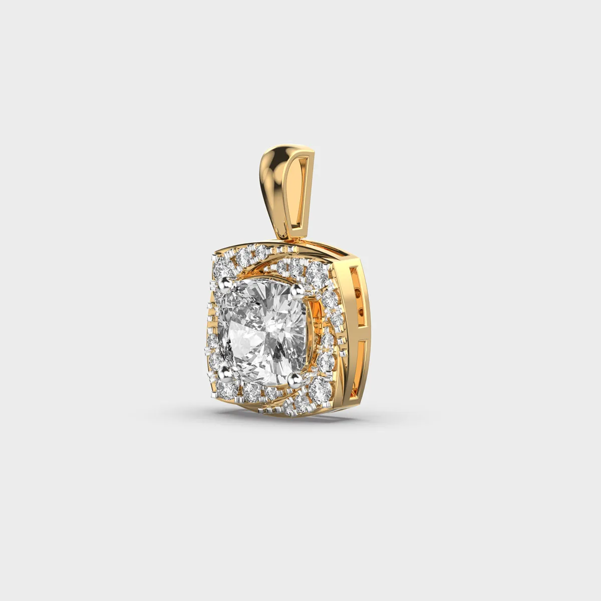 Alice Diamond Pendant Without Chain – alternate view