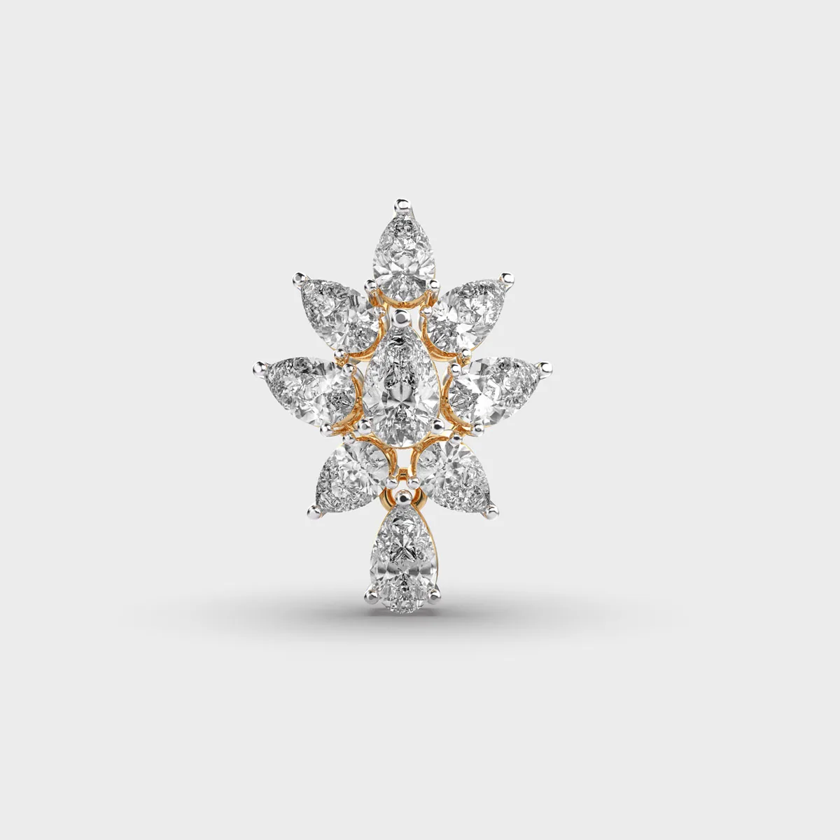 Beloved Daisy Diamond Pendant Without Chain