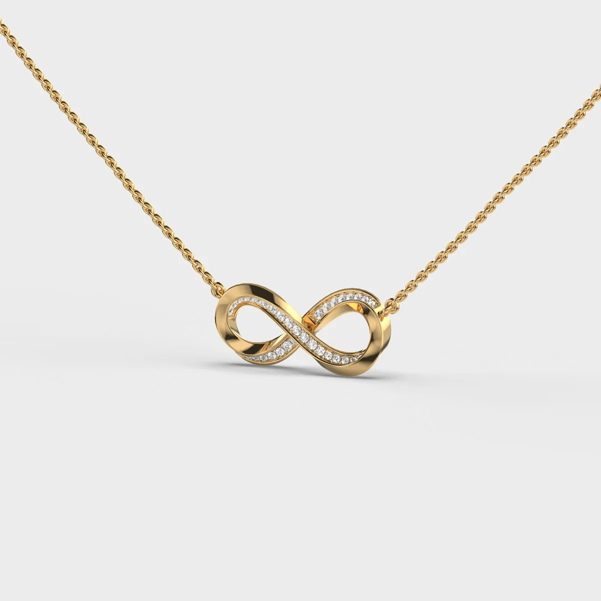 Boundless Spark Love Diamond Pendant With Chain – alternate view