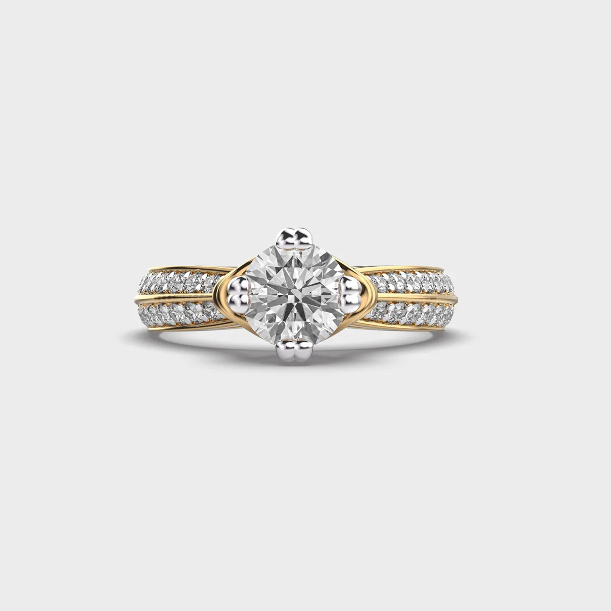 Celestial Sparkle Stellar Diamond Ring
