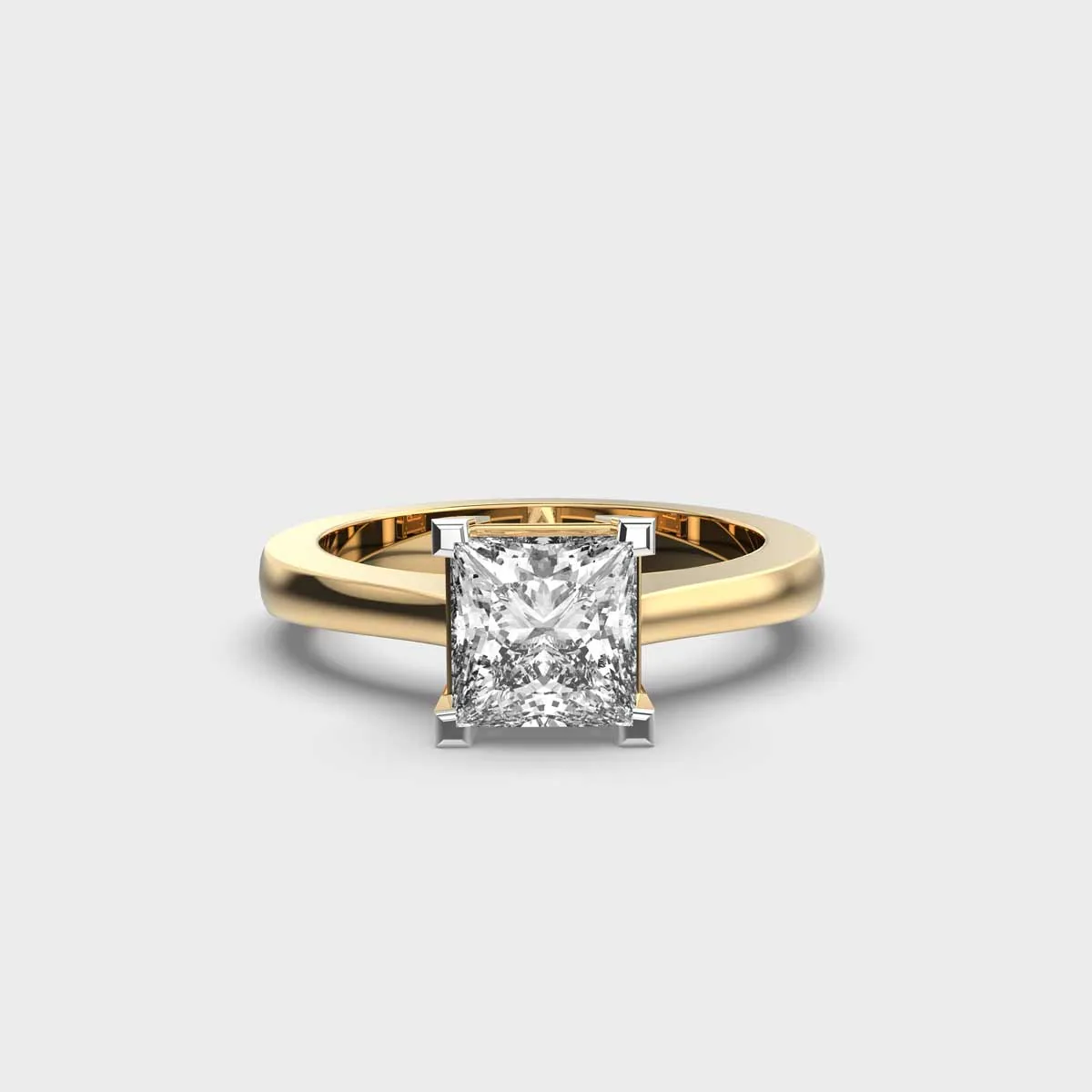 Classic Princess Cut Diamond Ring