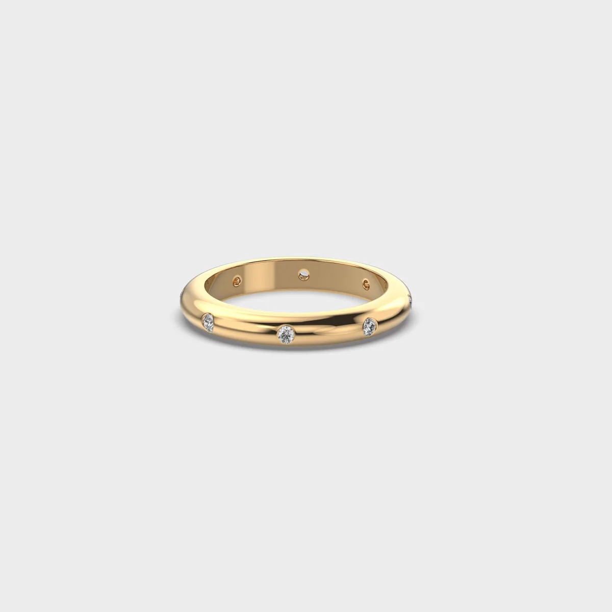 Linear Stars In Sky Diamond Ring – alternate view