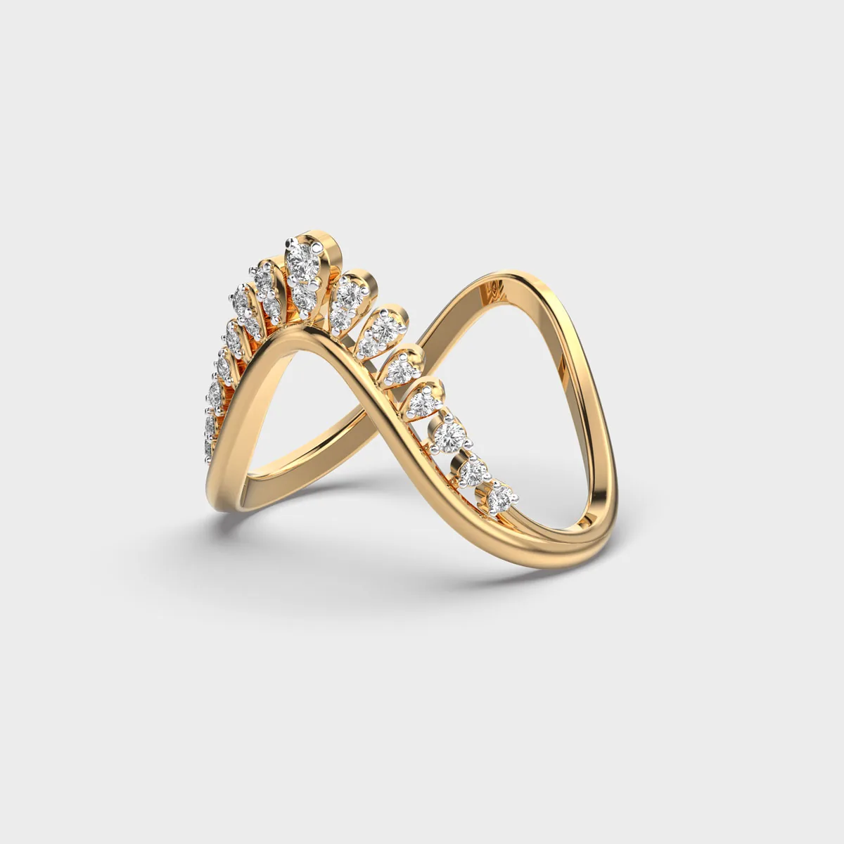 Majestic Vanki Diamond Ring – alternate view