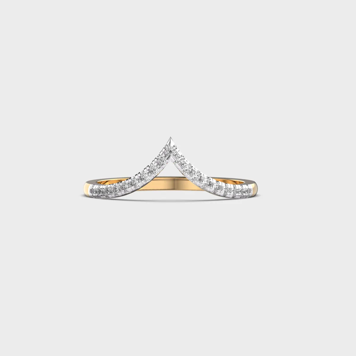 Minimal Round Diamond Vanki Ring