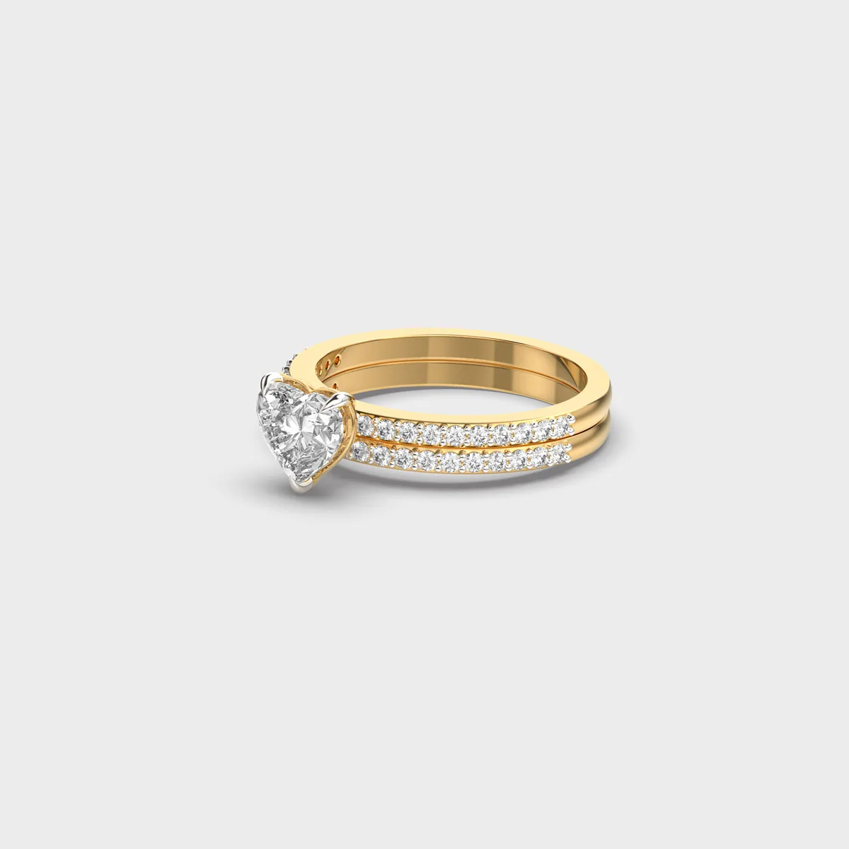 Oh My Heart Double Diamond Ring – alternate view